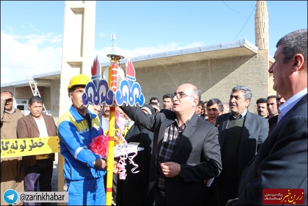 مشعل گاز در ۱۶ روستای بخش مرکزی میاندوآب روشن شد + تصاویر