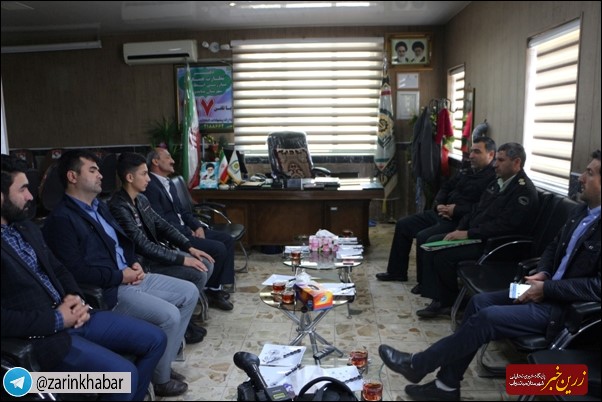 تجلیل فرمانده انتظامی میاندوآب از خبرنگاران و بوکسور میاندوآبی حامی ملت مظلوم فلسطین + تصاویر