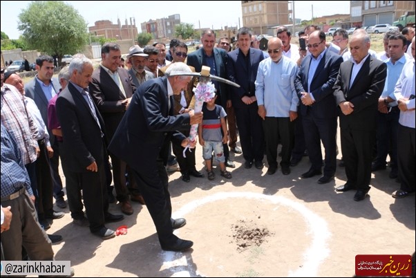 کلنگ احداث 14 مدرسه در میاندوآب به زمین زده شد + تصاویر