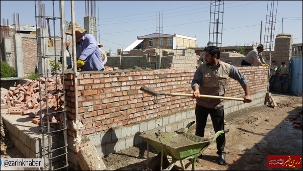 خدمت بی منت بسیجیان، التیام بخش درد محرومان/ تصاویر