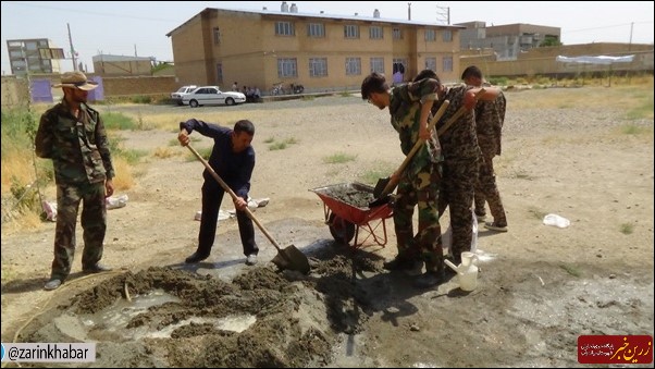 جوانانی که درس خدمت و محرومیت زدایی را مشق کردند / تصاویر