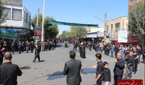 میاندوآب در تاسوعای حسینی به سوگ نشست + تصاویر