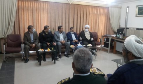 دیدار مسئولین شهرستانی با فرمانده ناحیه مقاومت بسیج میاندوآب/ تصاویر