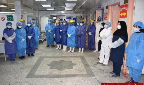 روزهای سخت مدافعان سلامت در بیمارستان عباسی میاندوآب/ تصاویر