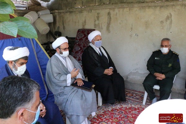 ابلاغ پیام نماینده ولی فقیه در سپاه پاسداران انقلاب اسلامی به خانواده حجت الاسلام”فتحی”