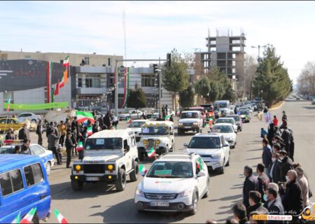 راهپیمایی ۲۲ بهمن در میاندوآب خودرویی برگزار می شود