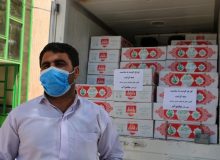 توزیع ۳۵۰ بسته گوشت قربانی در بین کانون های مساجد میاندوآب