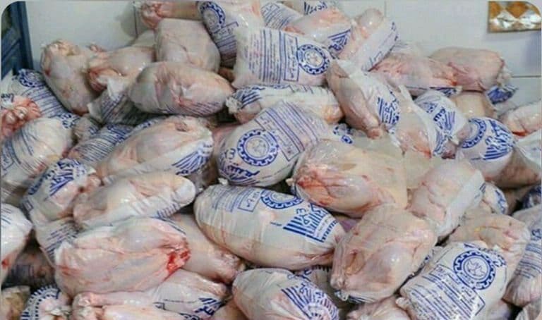 بیش از ۶.۵ تن گوشت مرغ بدون مجوز در میاندوآب توقیف شد