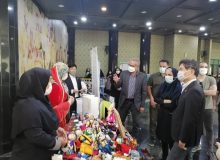 حضور بانوان کارآفرین و هنرمند میاندوآبی در جشنواره معیشت‌های پایدار در تبریز