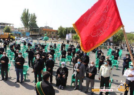 عزاداری تاسوعای حسینی در میاندوآب با رعایت پروتکل های بهداشتی
