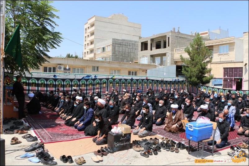 نماز ظهر عاشورا در میاندوآب اقامه شد + تصاویر