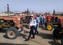 پلاک گذاری بیش از ۱۳ هزار دستگاه ادوات کشاورزی در جنوب آذربایجان غربی