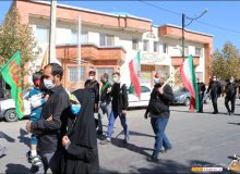 پیاده‌روی جاماندگان اربعین حسینی در میاندوآب