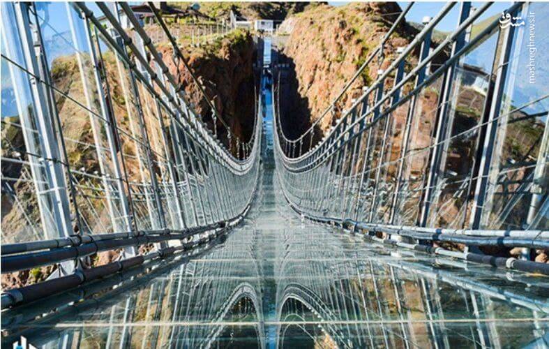 رد شدن از این پل در اردبیل جرات می‌خواهد +عکس