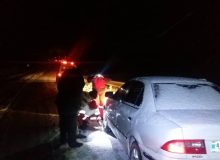 ۴۱ خودرو گرفتار کولاک در محورهای آذربایجان‌غربی امدادرسانی شد