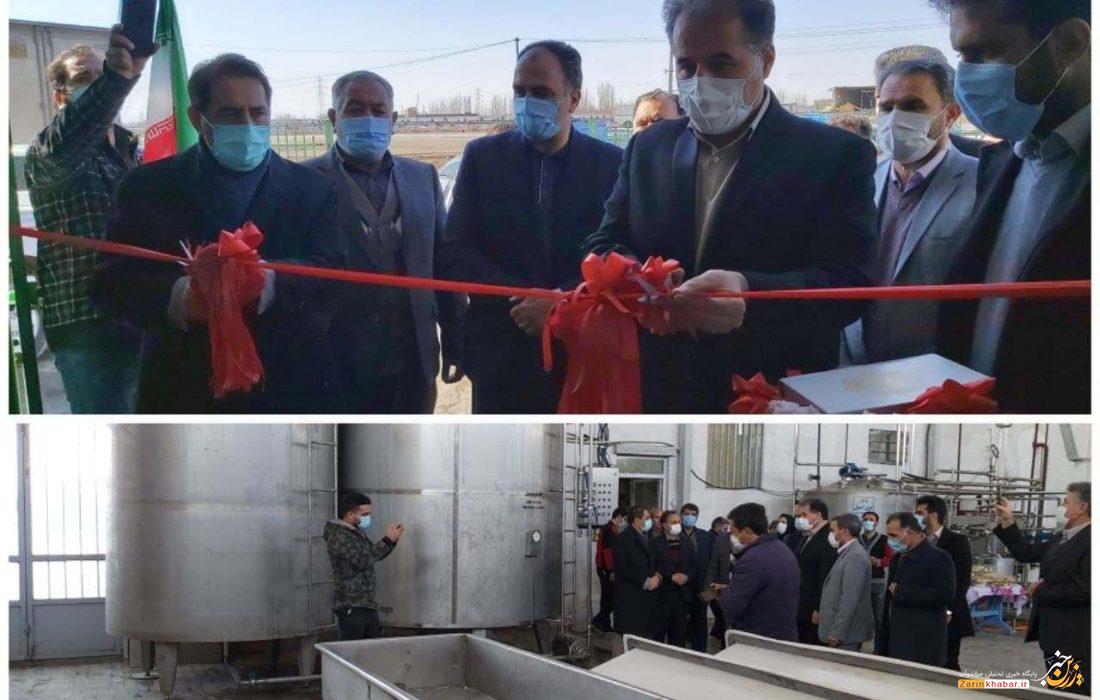 هفتمین کارخانه پنیر پیتزا در میاندوآب افتتاح شد