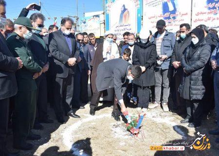 کلنگ زنی مدرسه ۶ کلاسه روستایی در میاندوآب