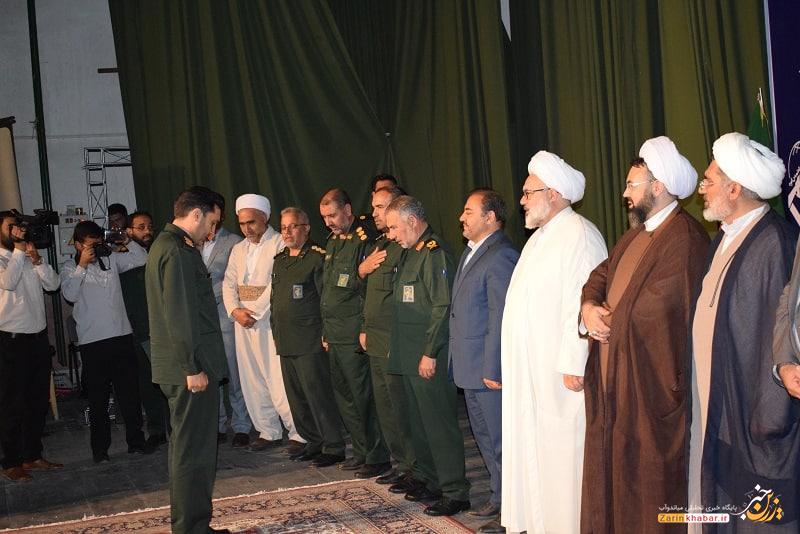 آیین تکریم و معارفه فرمانده ناحیه مقاومت بسیج سپاه میاندوآب