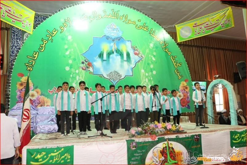 جشن عید غدیر و عمامهگذاری طلاب در میاندوآب
