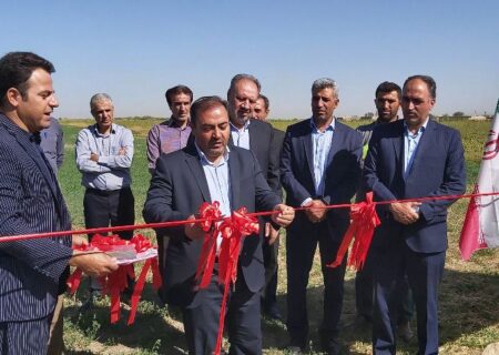 ۴ طرح بخش کشاورزی در میاندوآب افتتاح شد