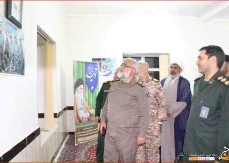 بازدید سردار نقدی از زادگاه شهید باکری در میاندوآب + تصاویر