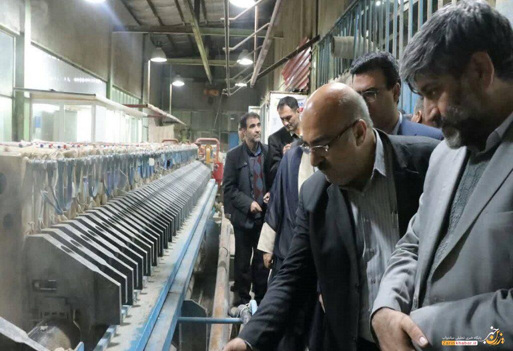 رئیس کل دادگستری آذربایجان غربی از کارخانه قند میاندوآب بازدید کرد