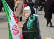 حضور دهه هشتادی‌ها و نودی‌ها در راهپیمایی ۲۲ بهمن میاندوآب/تصاویر