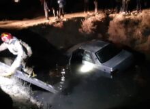 سقوط خودرو به کانال آب در میاندوآب به فوت یک نفر منجر شد