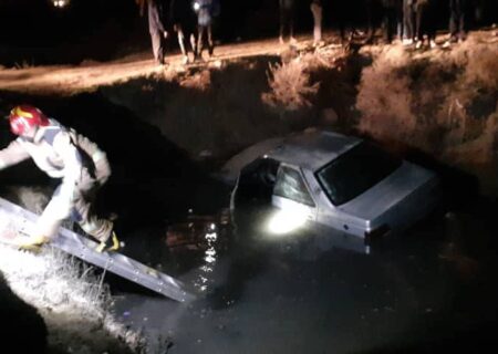 سقوط خودرو به کانال آب در میاندوآب به فوت یک نفر منجر شد