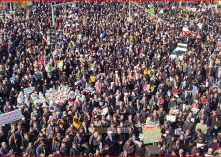 حضور پر شور مردم میاندوآب در جشن ۴۴ سالگی انقلاب اسلامی