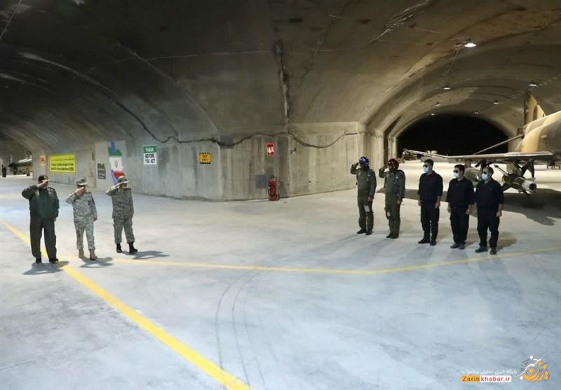 نیروی هوایی ارتش از اولین پایگاه زیرزمینی خود رونمایی کرد+عکس