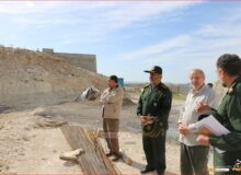 فرمانده قرارگاه حمزه سیدالشهدا(ع) از پروژه های محرومیت زدایی سپاه در میاندوآب بازدید کرد
