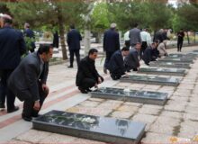 تجدید میثاق با شهدا در میاندوآب