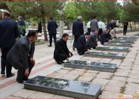 تجدید میثاق با شهدا در میاندوآب