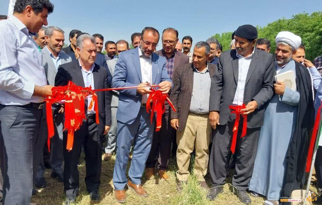 ۸ طرح آبیاری تحتفشار در میاندوآب به بهرهبرداری رسید