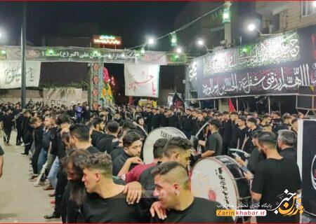 شور حسینی در خیابان‌های میاندوآب