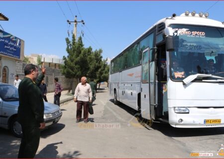 کاروان راهیان نور از میاندوآب عازم مناطق عملیاتی شمال غرب شد