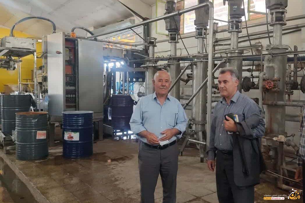 ۳ کارخانه تولید رب، با ظرفیت ۷۲۰۰ تن در میاندوآب فعالیت دارد