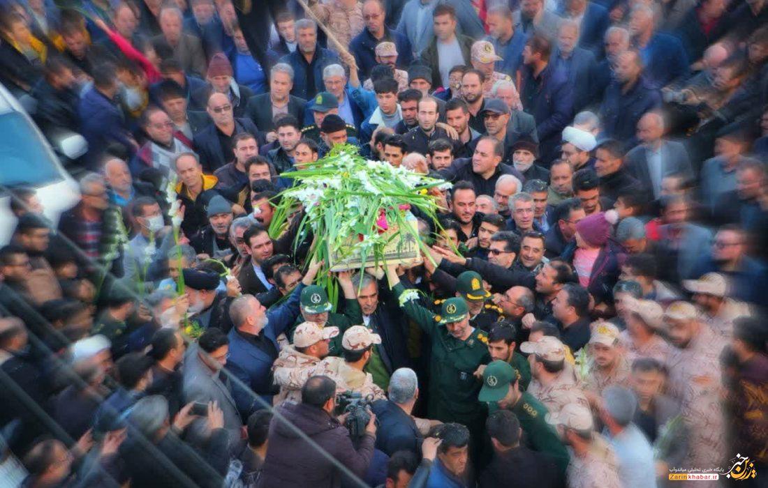 عطر «شهید گمنام» در چهاربرج پیچید + تصاویر