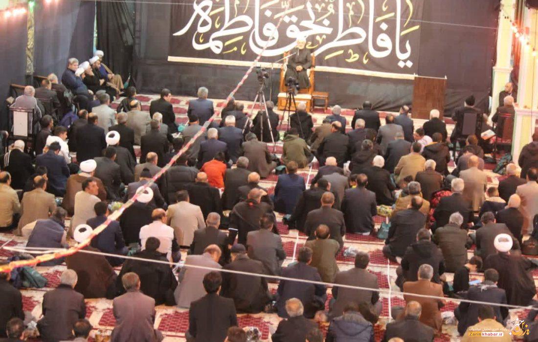 سوگواره زهرای اطهر (س) در میاندوآب برگزار شد+ تصاویر