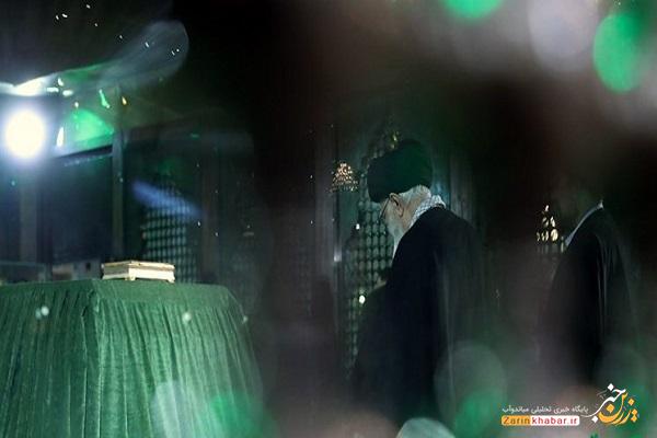 رهبر انقلاب در حرم مطهر امام راحل و گلزار شهدای بهشت زهرا(س) حضور یافتند