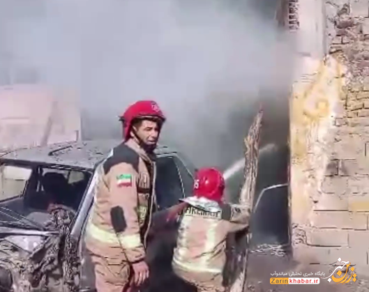 خانهباغ در میاندوآب طعمه حریق شد