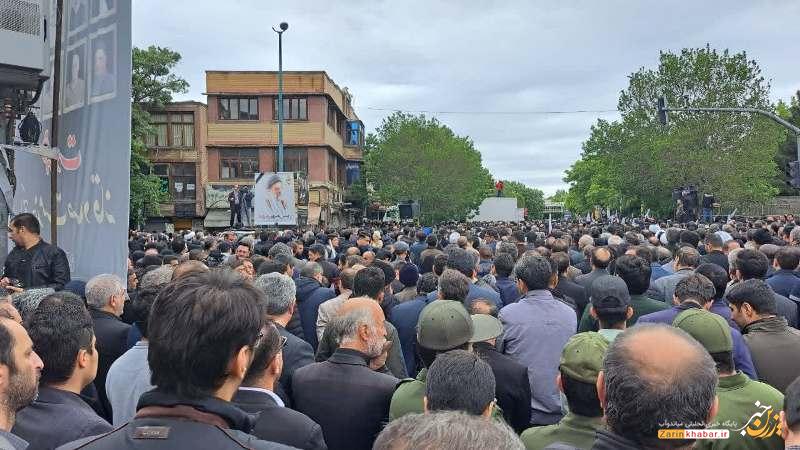 میاندوآبیها در بدرقه شهید جمهور