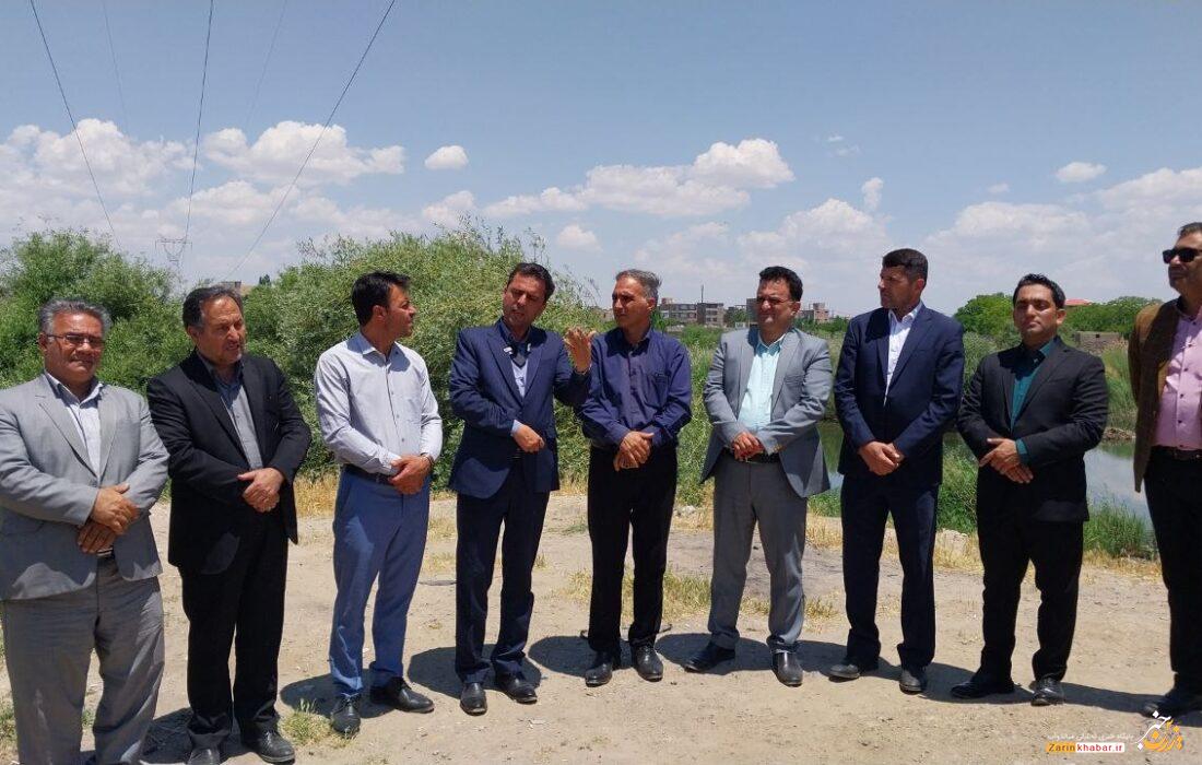 آغاز احداث پل جدید بر روی زرینهرود