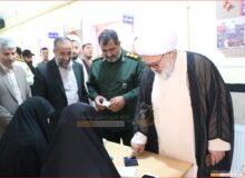 حضور مسئولان میاندوآب پای صندوق‌های رأی