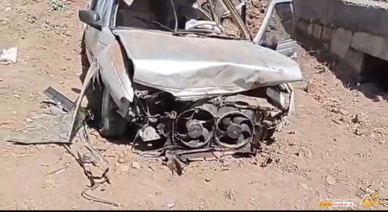 سانحه رانندگی در میاندوآب با یک مصدوم