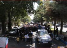 دل‌های جاماندگان در میاندوآب کربلایی شد/تصاویر