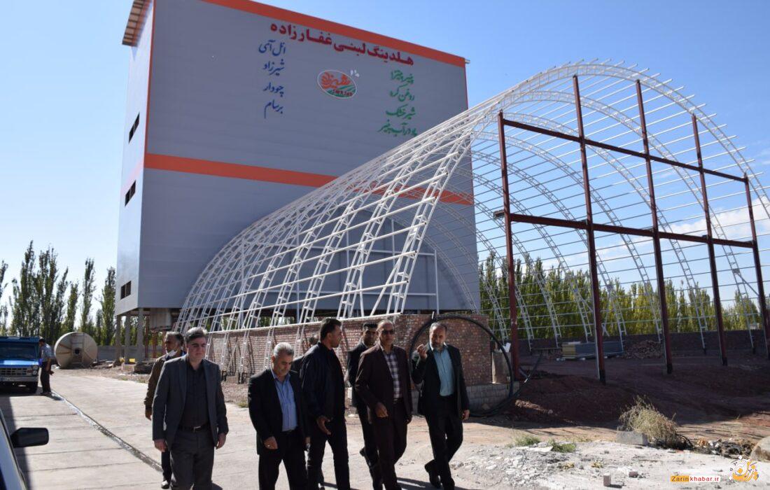 توسعه بزرگترین کارخانه پنیر پیتزا شمال غرب