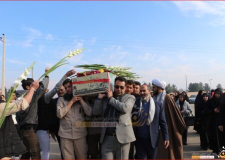 تشییع «شهید گمنام» در دانشگاه شهید باکری