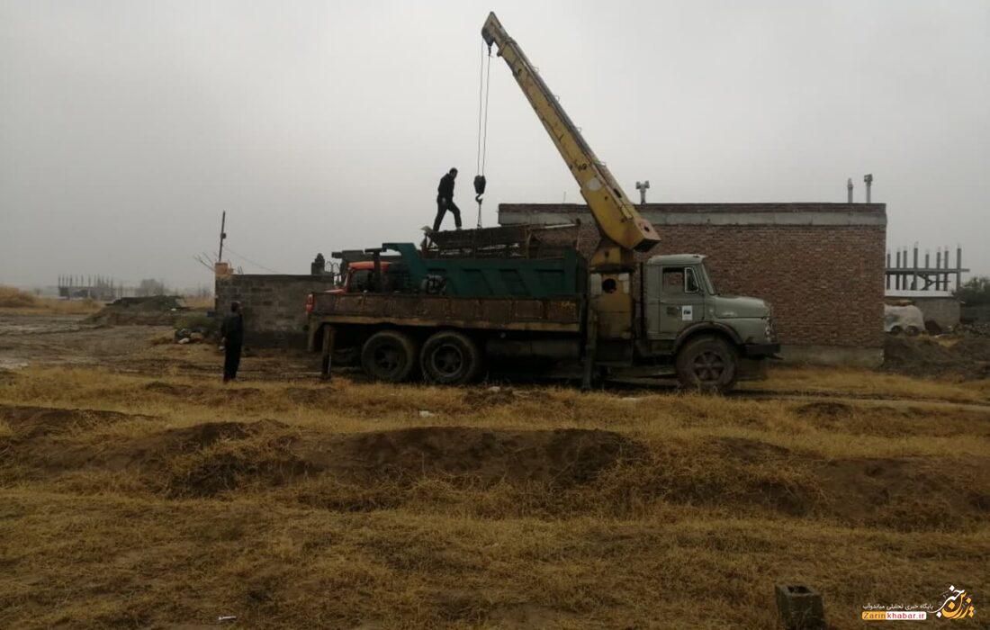 جمعآوری تجهیزات برداشت غیرمجاز شن و ماسه